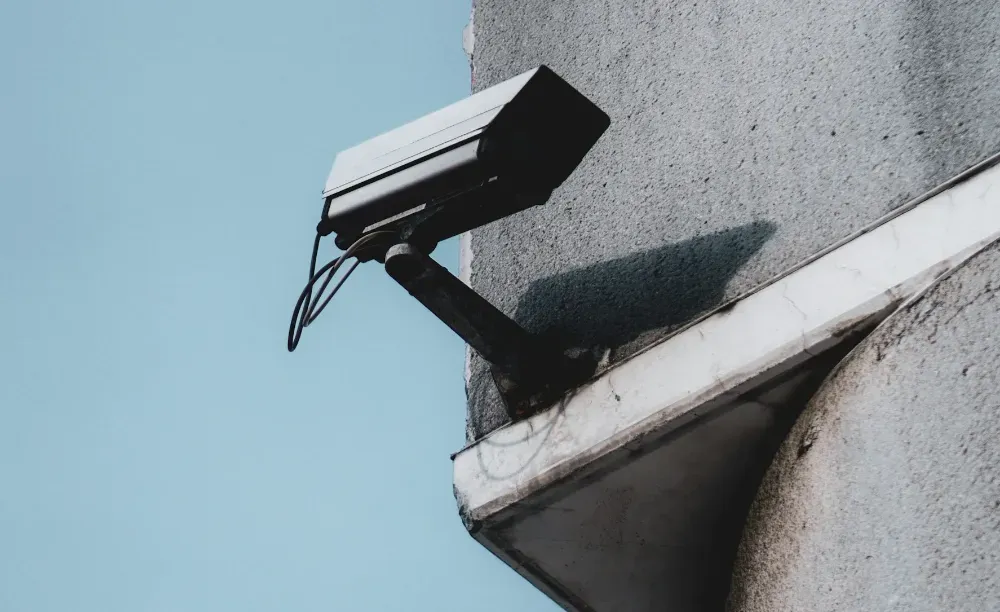 black and white outdoor lamp
